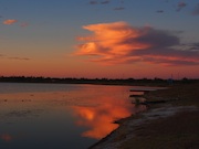 lake sunset