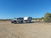 Fossil dig site